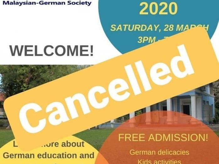 Open day cancelled